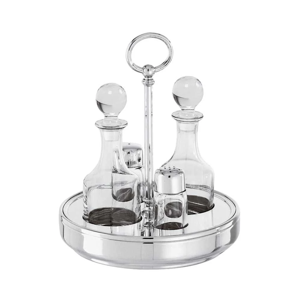 Set Menage Olio, Aceto, Sale e Pepe Sambonet Contour