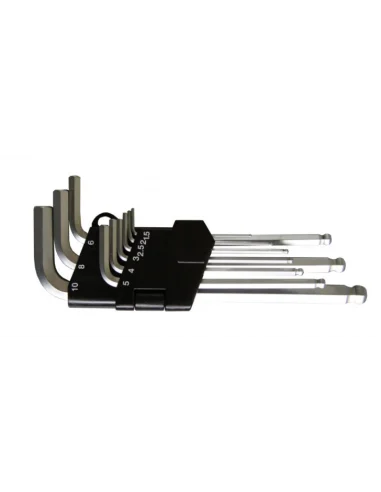 Set professionale 9 chiavi a brugola