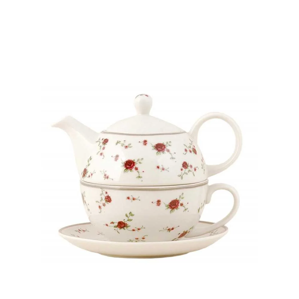 Set Teiera “Tea for One” Beige – 400 ml di Stile per la Tua Pausa Tè