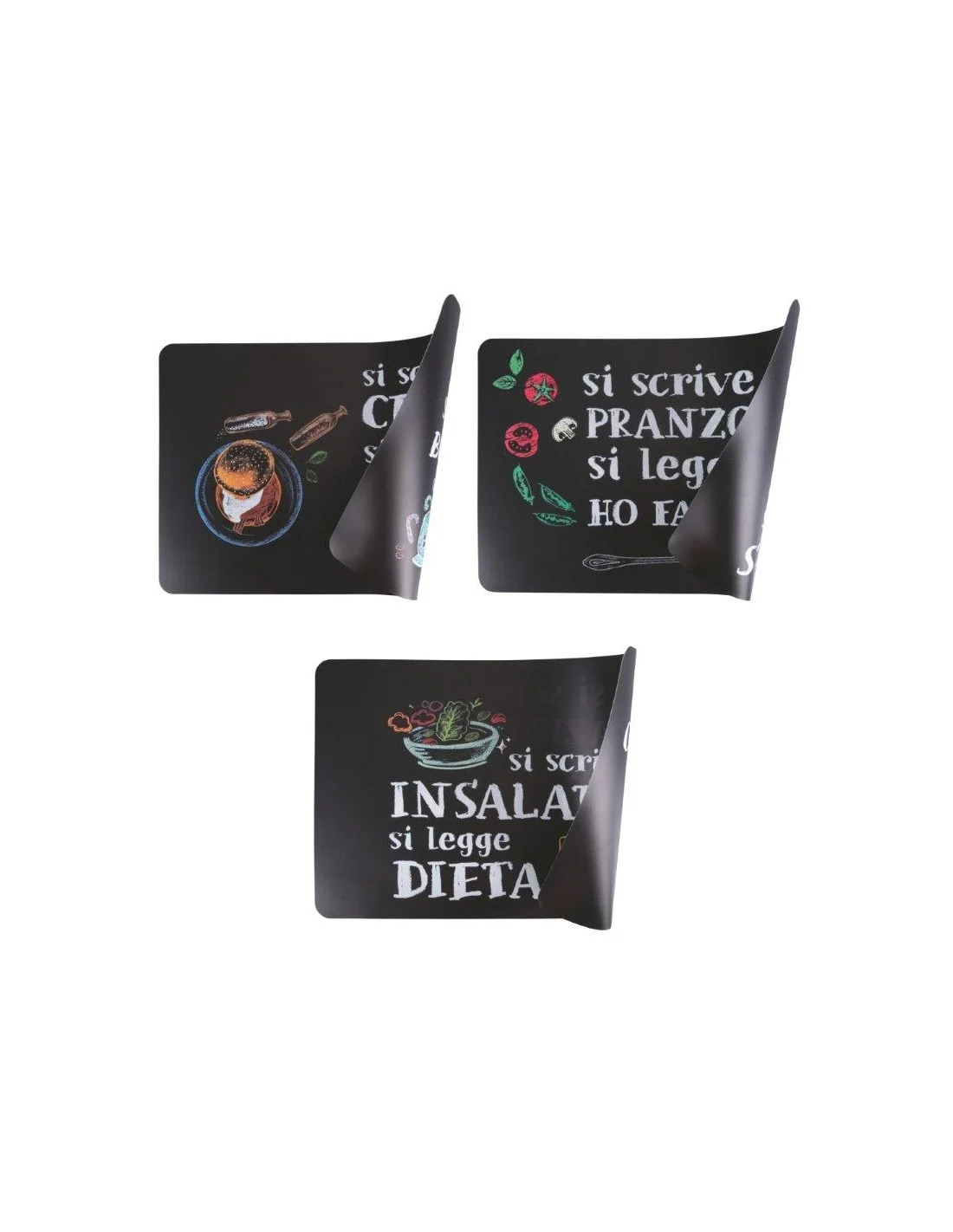 SI SCRIVE SI LEGGE TOVAGLIETTA DOPPIA 45X30CM 3 AS