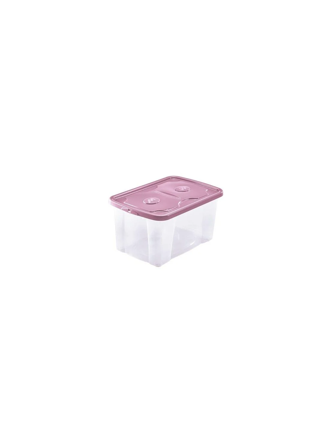 CONTENITORE TRASPARENTE CON COPERCHIO GRIGIO 15,4L