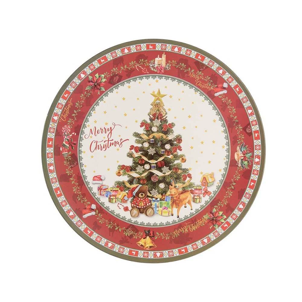 Sottopiatto Rosso Beige Ø 33 cm