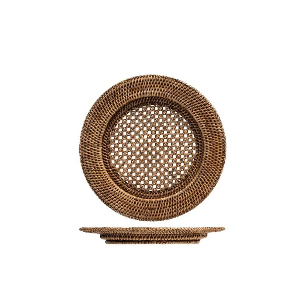 Sottopiatto Tondo in Rattan Ø 32 cm