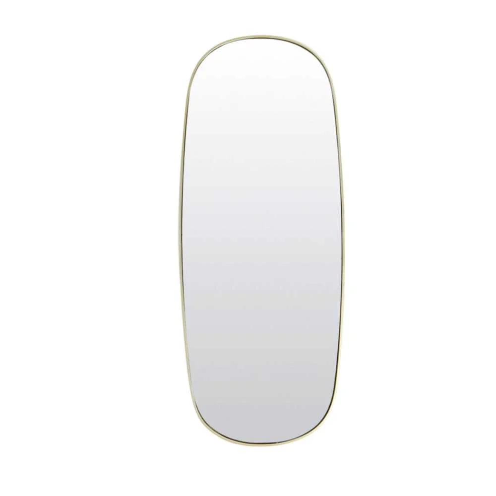 Specchio LIBRA in Vetro Chiaro con Cornice Oro 40x1,5x100 cm – Luce e Raffinatezza