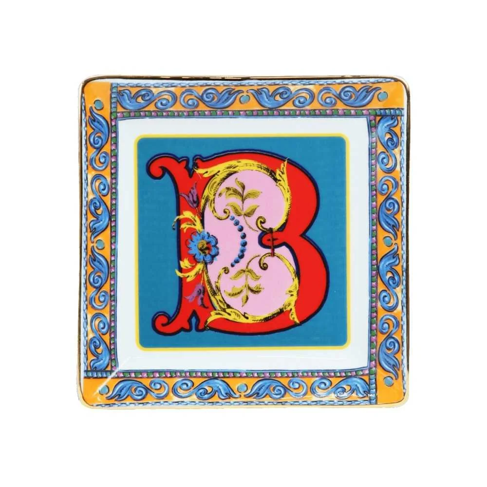 Svuotatasche Mini Ortigia Lettera B 15x15 cm Baci Milano