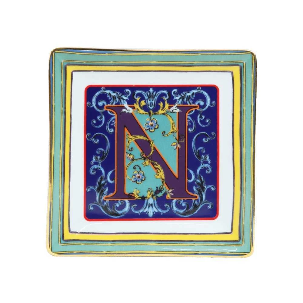 Svuotatasche Mini Ortigia Lettera N 15x15 cm Baci Milano