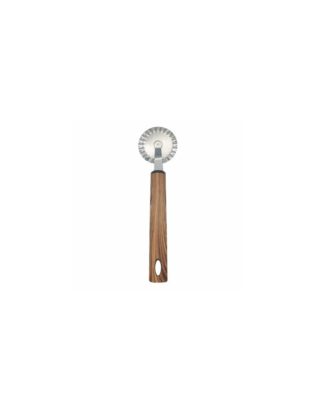TAGLIARAVIOLI ACCIAIO INOX MANICO LEGNO
