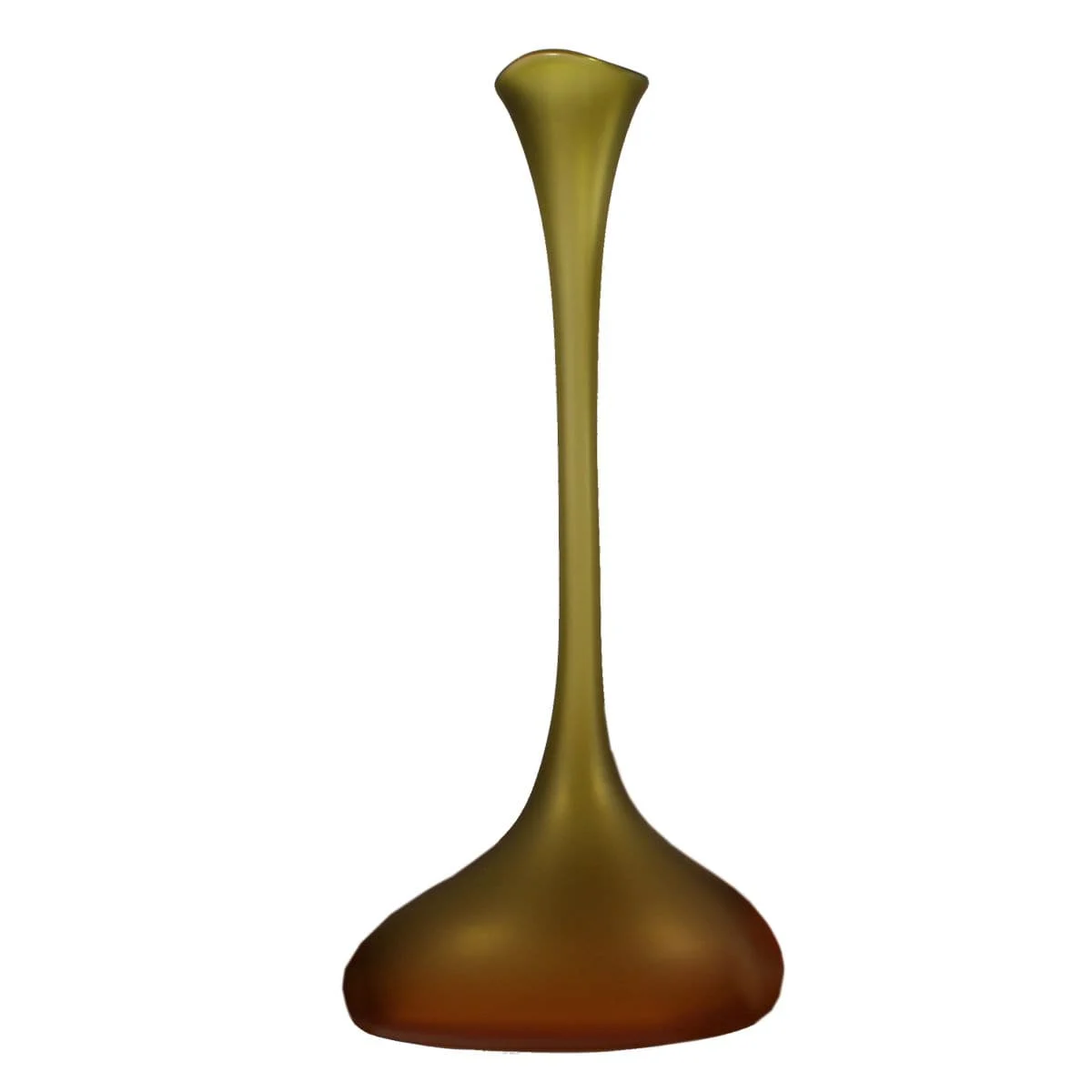 Vaso in vetro di Murano TAMARINDO PICCOLO sabbiato da Wave Murano Glass