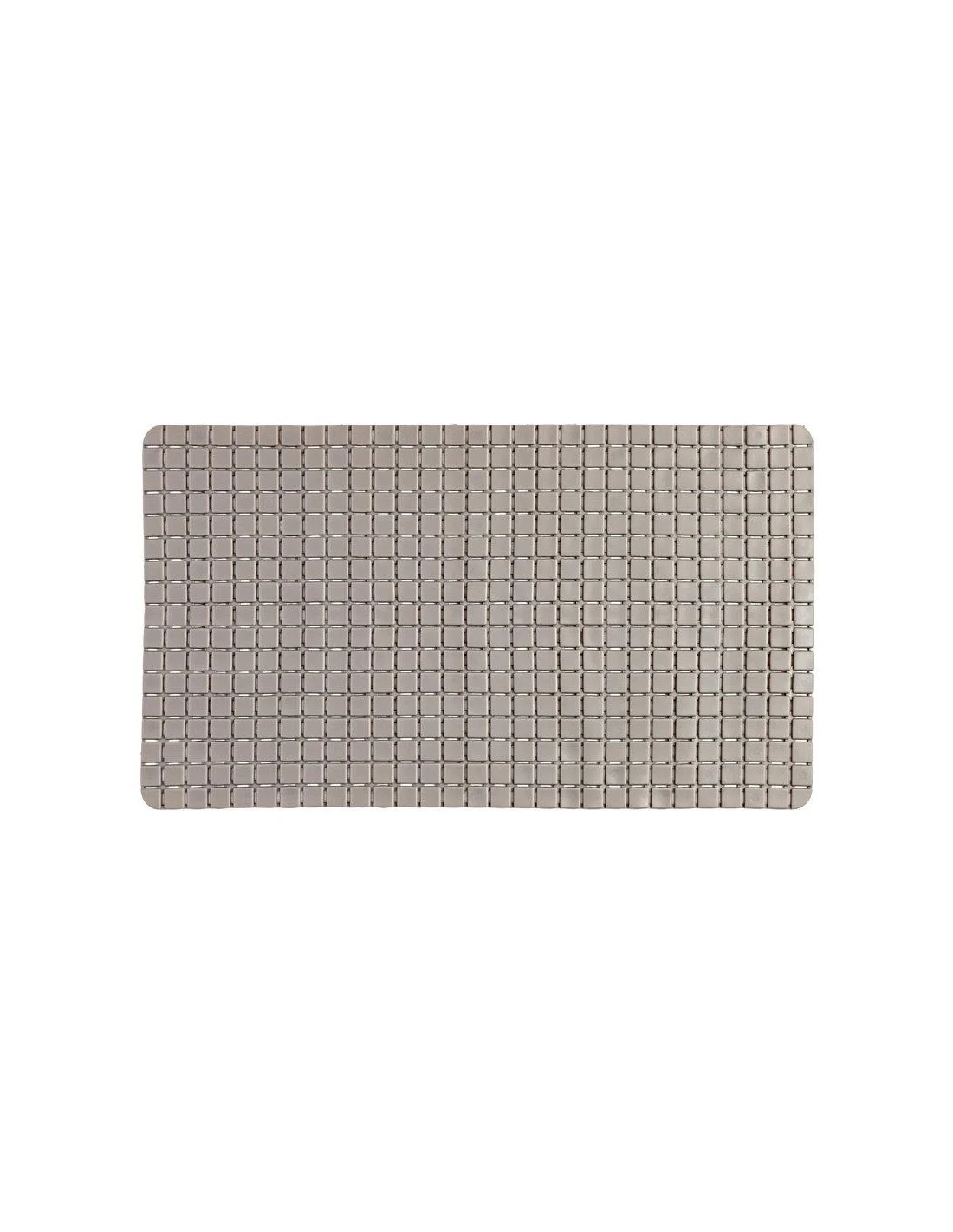TAPPETINO DOCCIA ANTISCIVOLO PVC MOSAICO TORTORA 40X70 CM