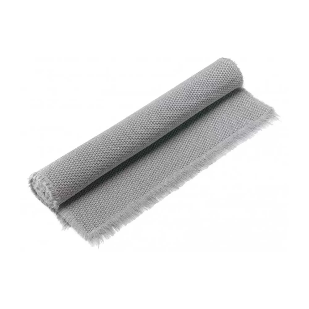 Tappeto Bagno Elly 54x64 cm Grigio Perla – Eleganza Artigianale in 100% Cotone