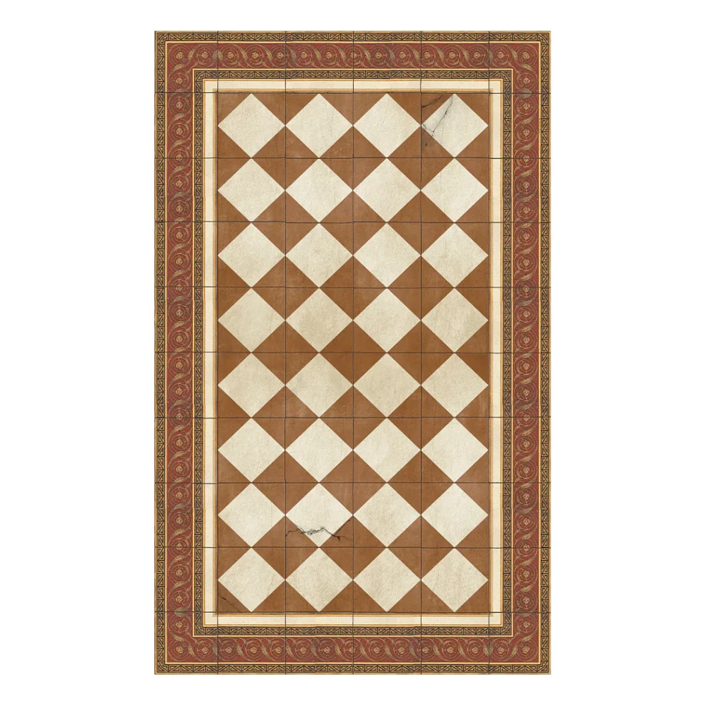 Tappeto Gambit Camel H 80 cm – Calore ed Eleganza in Vinile su Misura