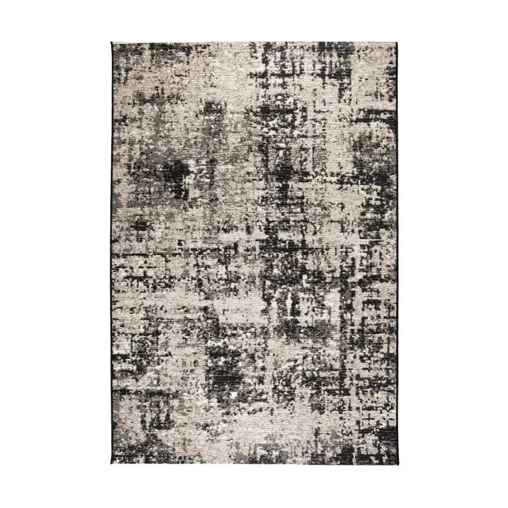 Tappeto Outdoor "Catania 2" Nero 120x170 cm – Raffinatezza e Resistenza su Ampie Dimensioni