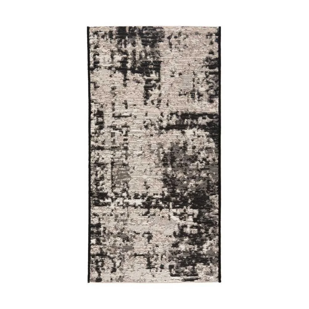 Tappeto Outdoor "Catania 2" Nero 60x110 cm – Eleganza e Durata per Interni ed Esterni