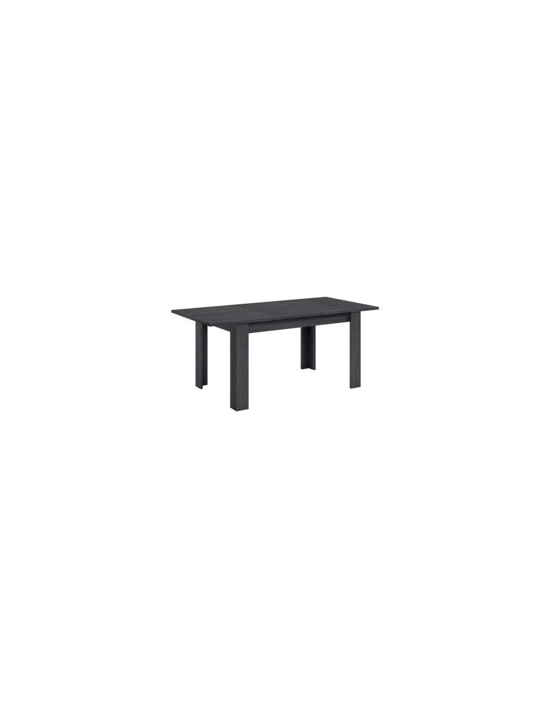 TAVOLO SALA DA PRANZO ALLUNGABILE IN MELAMINICO 90X140-190CM GRIGIO CENERE