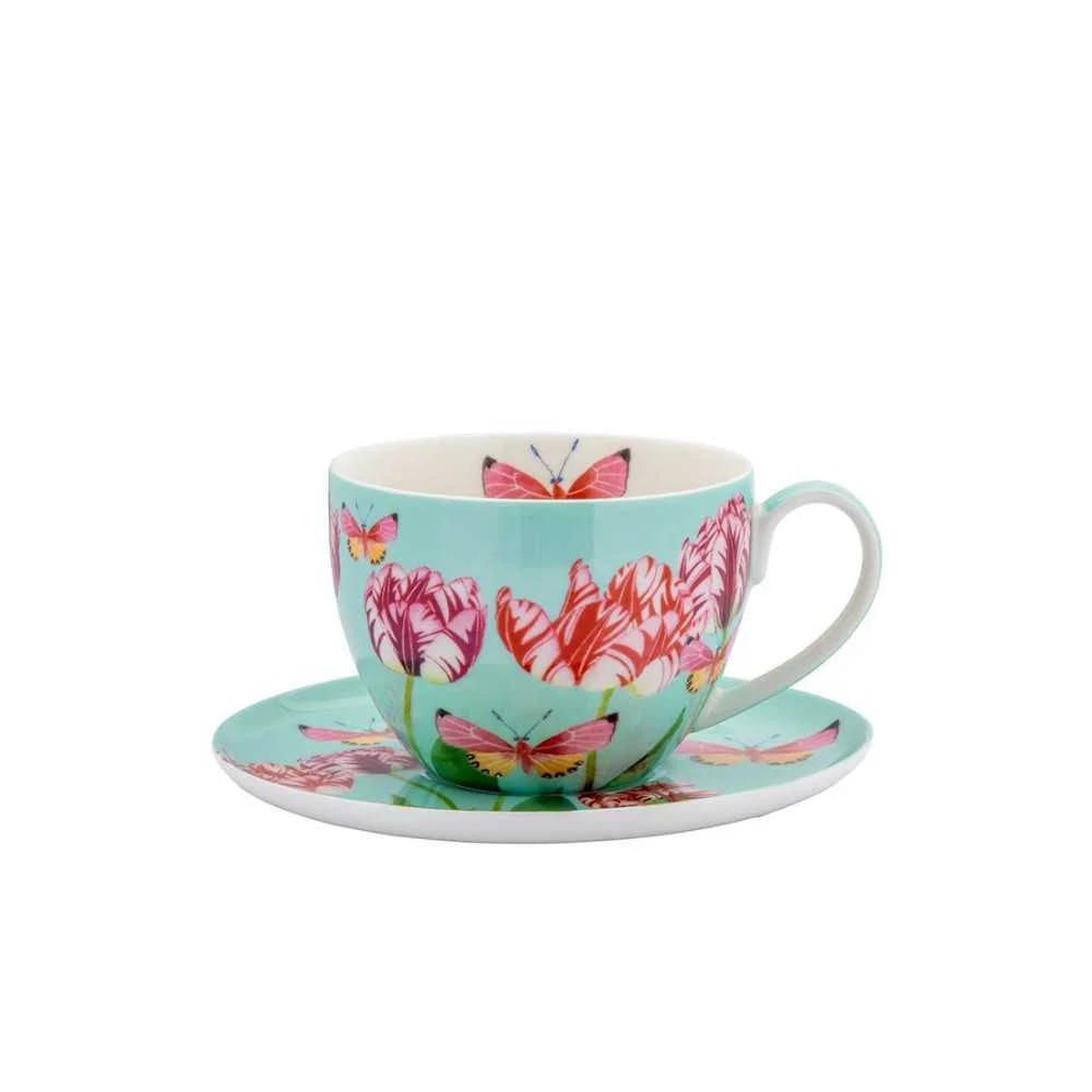 Tazza Colazione con Piattino 400 ml Tulip Love Maxwell & Williams