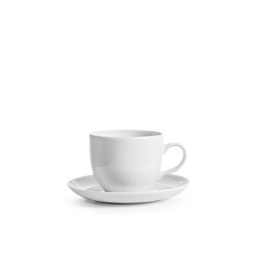 Tazza con Piattino Charme Bianca 200 cc – Caffè con Stile