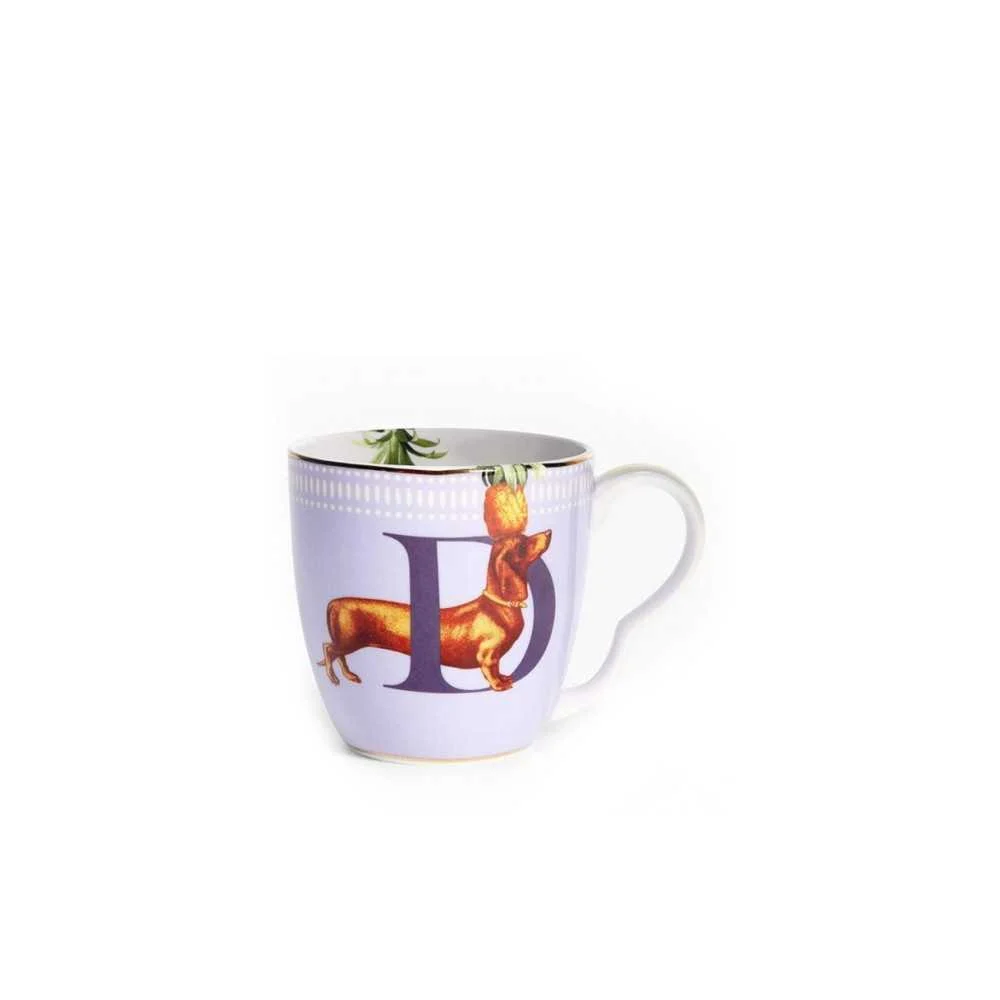 Tazza in Porcellana con Cane Yvonne Ellen