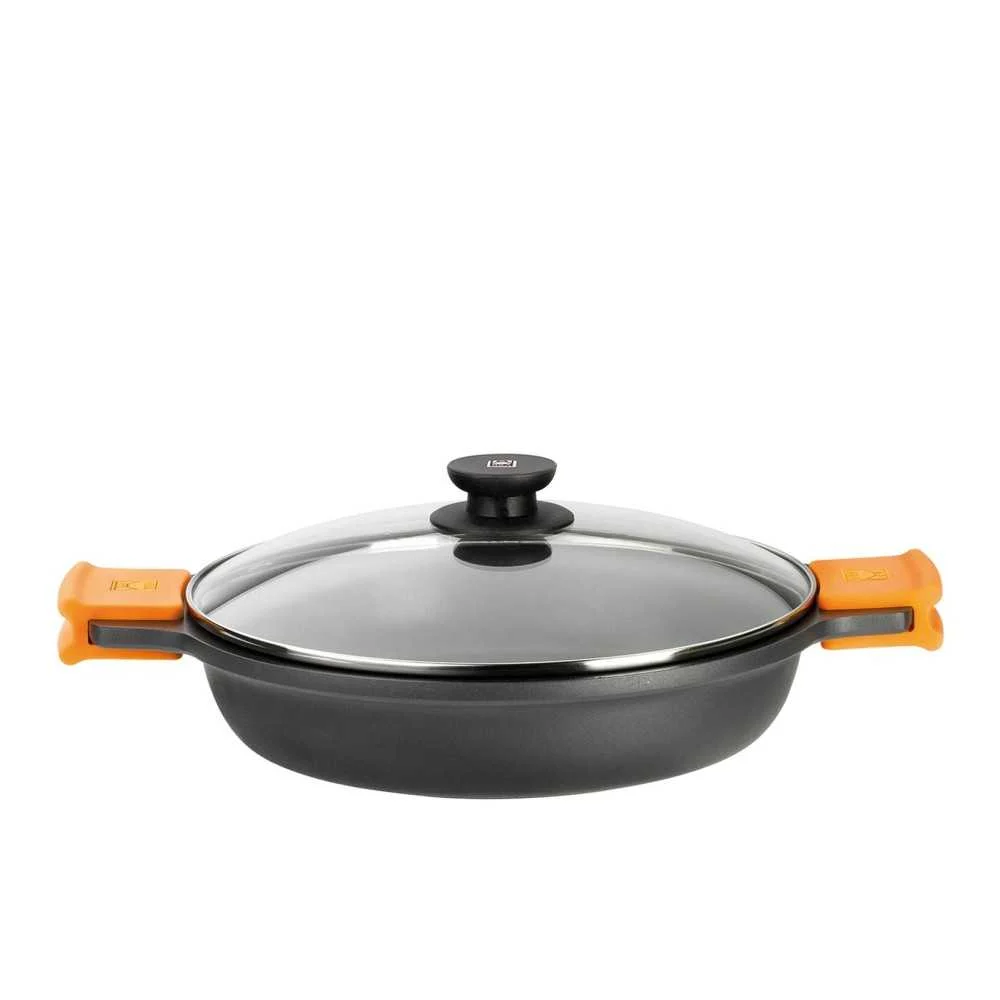Tegame 2 Manici Antiaderente Efficient con Coperchio Ø 20 cm