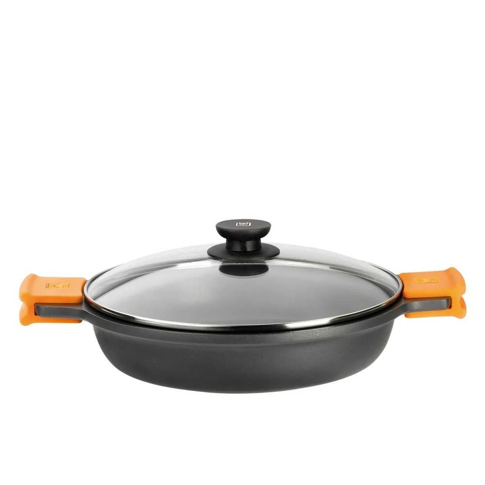 Tegame 2 Manici Antiaderente Efficient con Coperchio Ø 28 cm