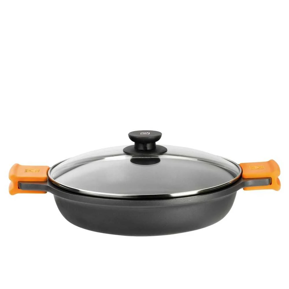 Tegame 2 Manici Antiaderente Efficient con Coperchio Ø 32 cm