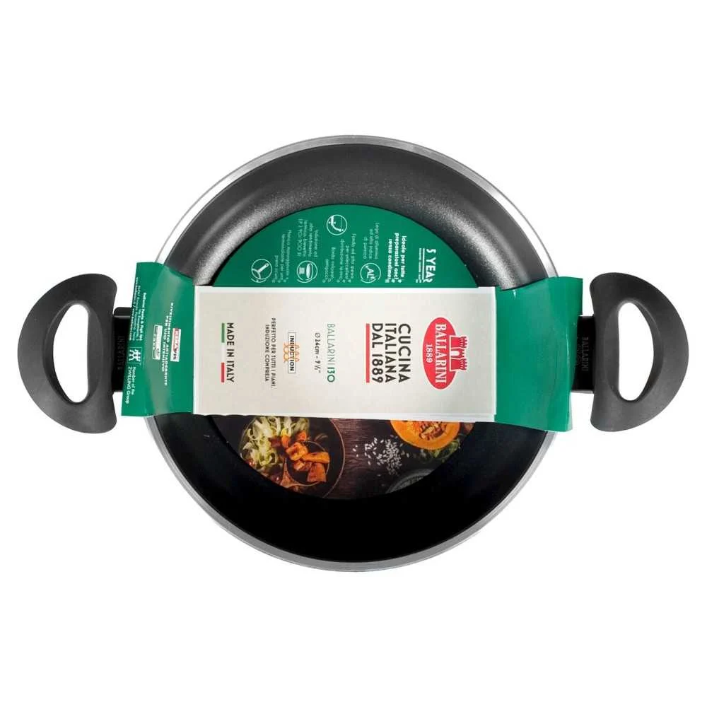 Tegame 2 Manici Ballarini 130 in Alluminio Ø 24 cm