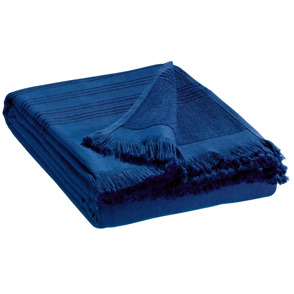 Telo Mare Cancun Cotone 90 x 180 cm – Blu Intenso