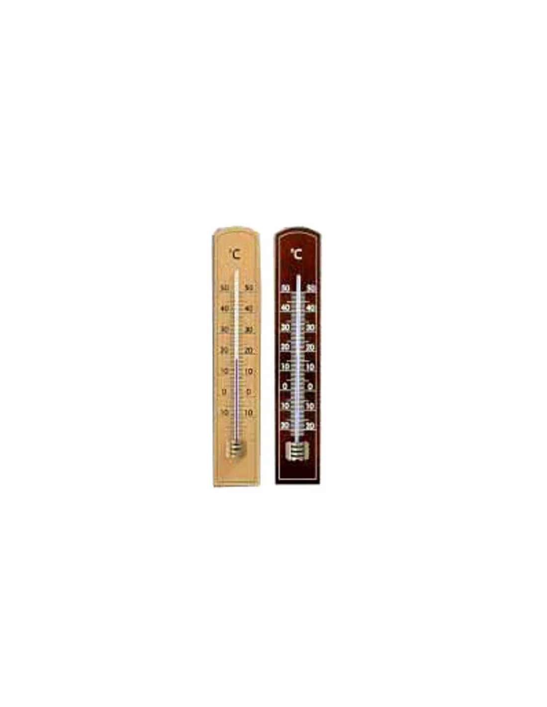 TERMOMETRO IN LEGNO SCURO