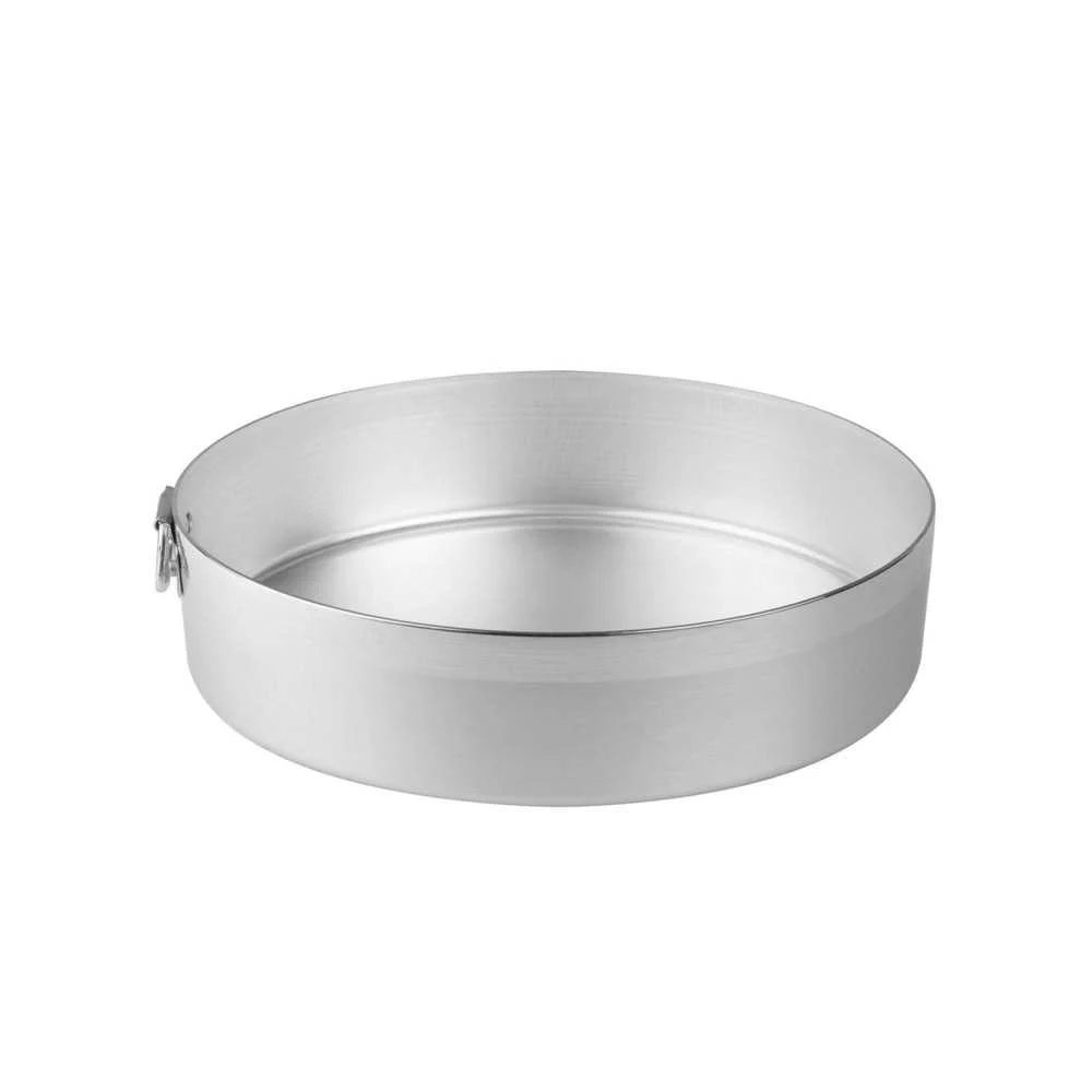 Tortiera Cilindrica in Alluminio con Anello Ø28 cm – Perfetta per Dolci Grandi