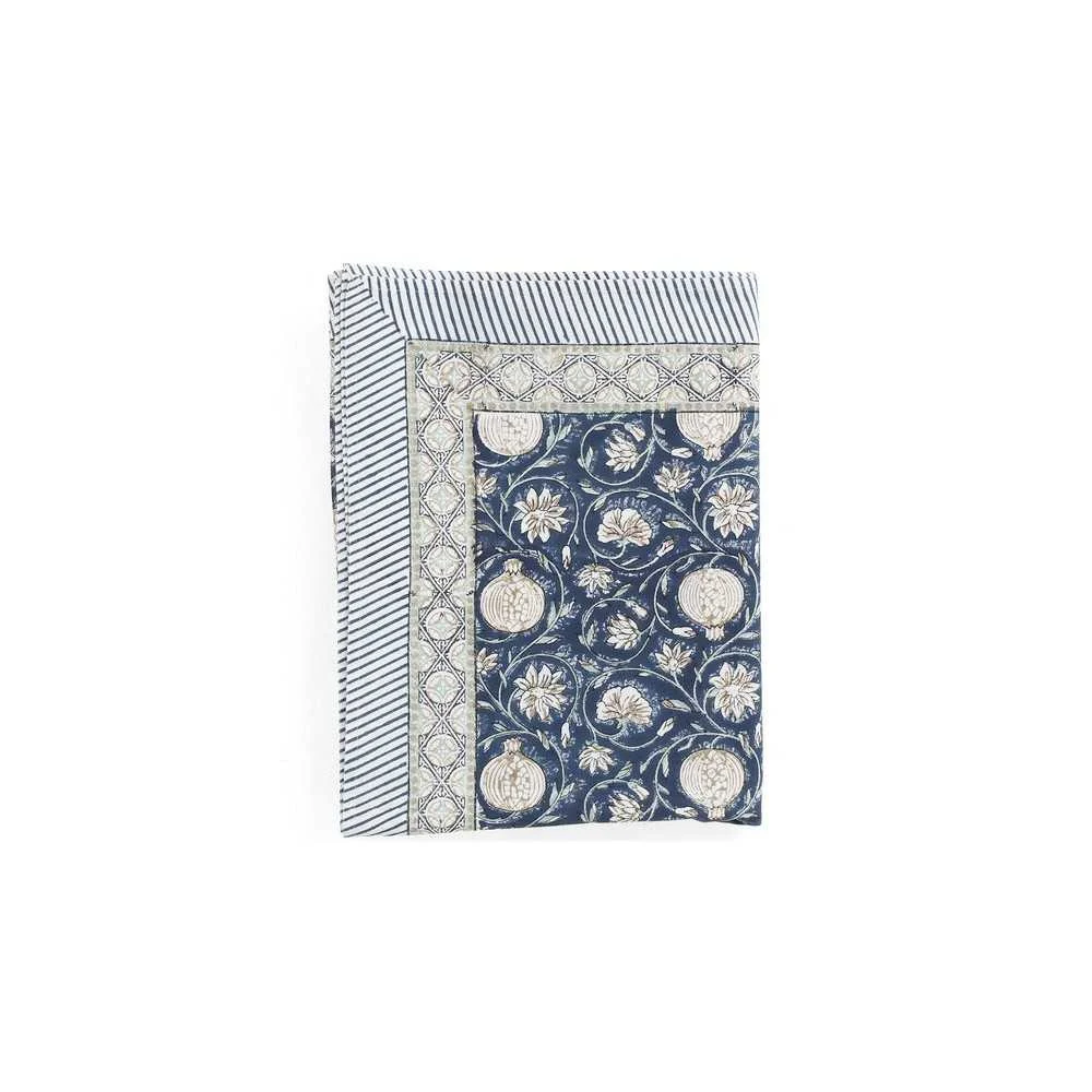 Tovaglia Cotone Blu 170x270 cm