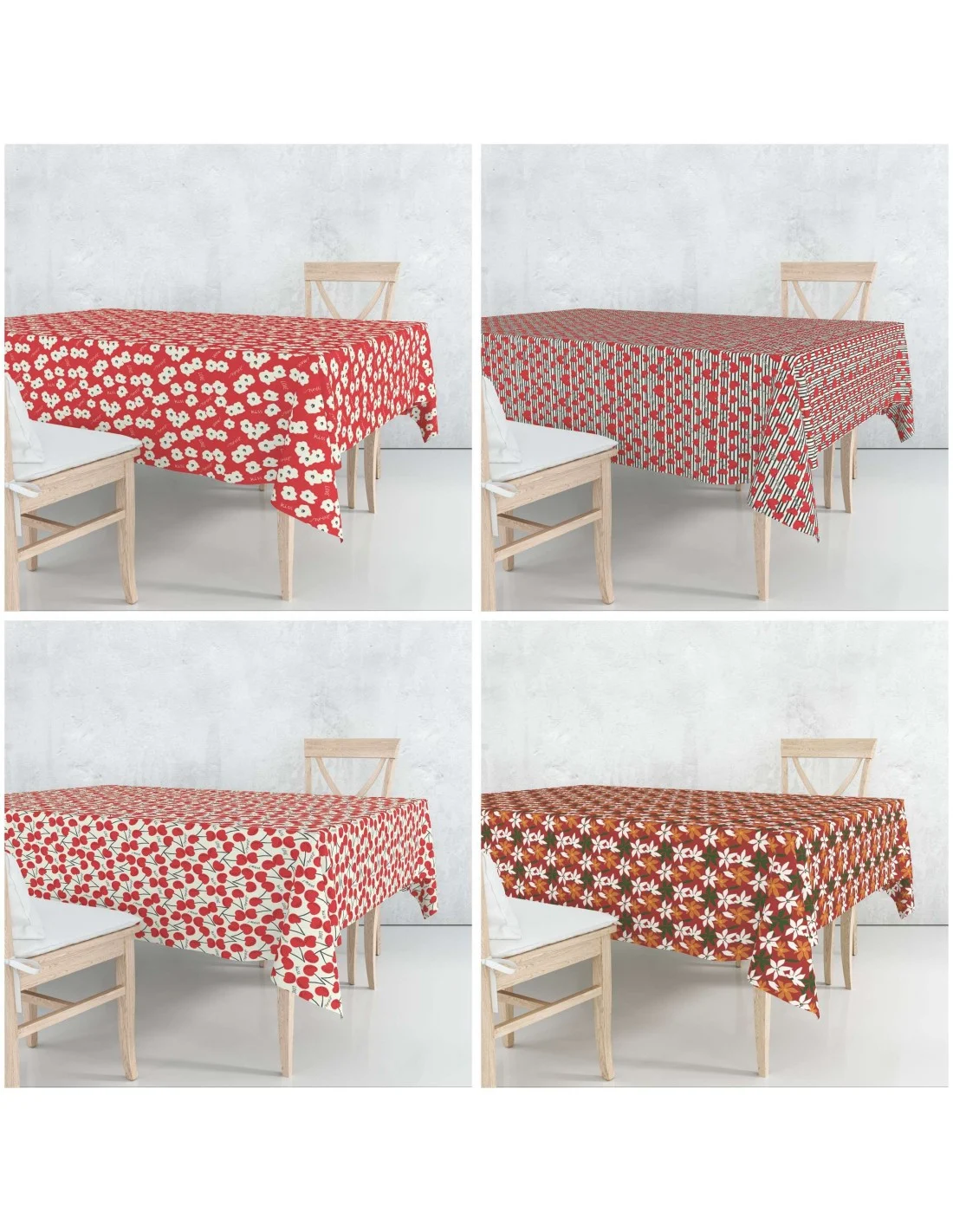TOVAGLIA POLICOT CHERRY LOVE 120X160CM 4 COLORI ASSORTITI