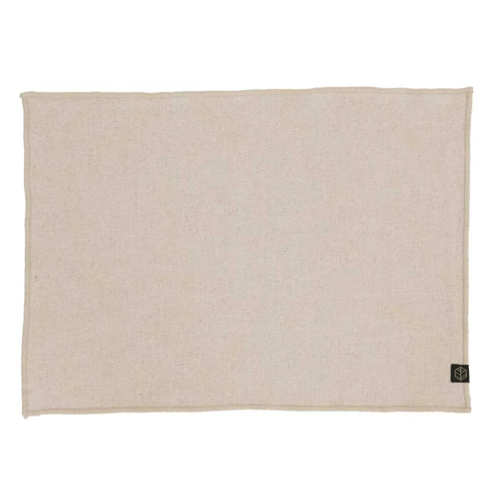 Tovaglietta 35x45 cm in lino e cotone Corte Naturale – Stile Essenziale ed Elegante