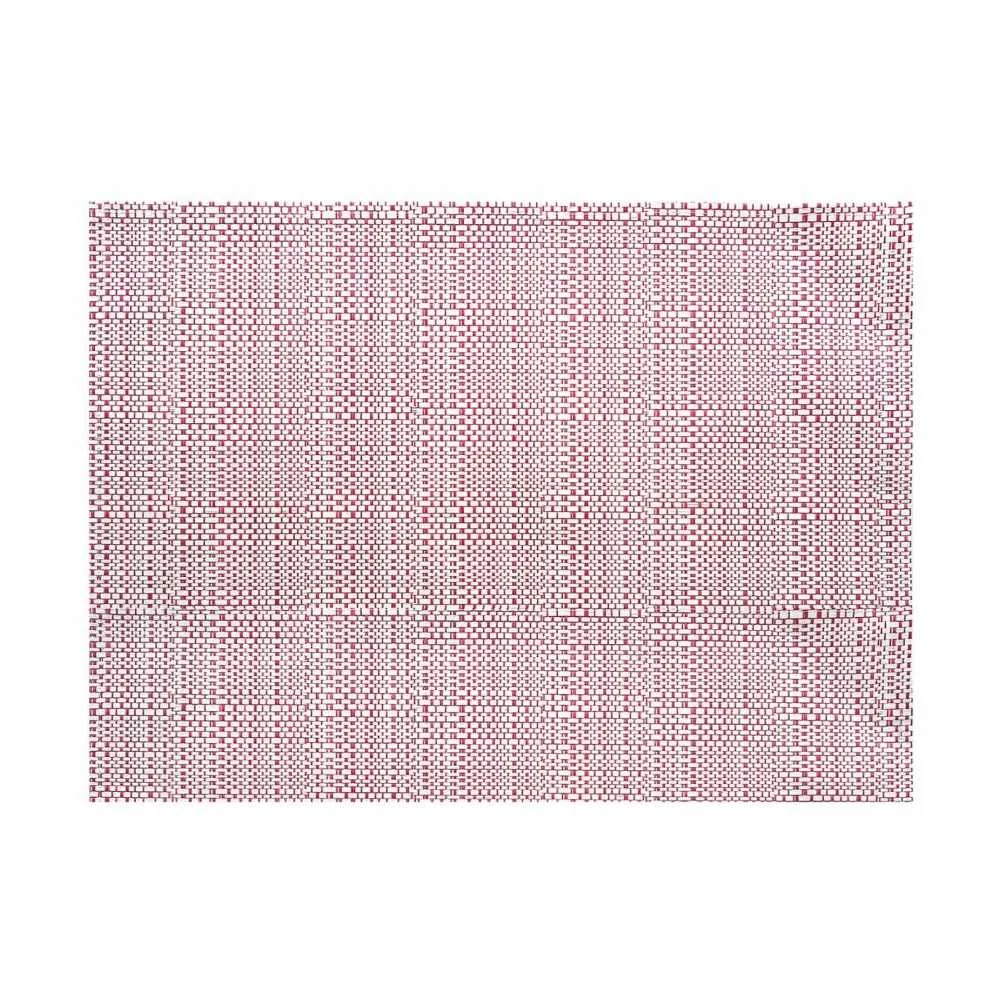 Tovaglietta Melange Bianca e Rossa 33x45 cm