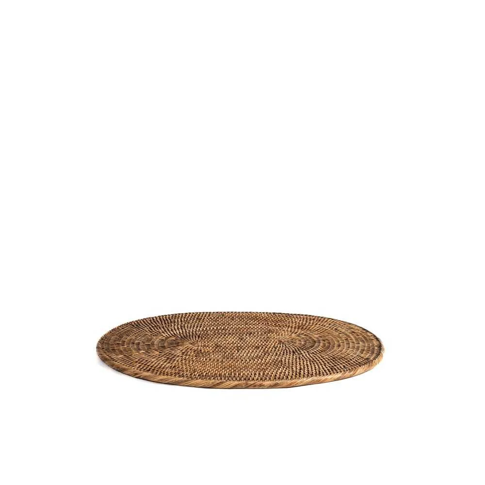 Tovaglietta ovale in rattan H&H 40x30 cm – Naturale