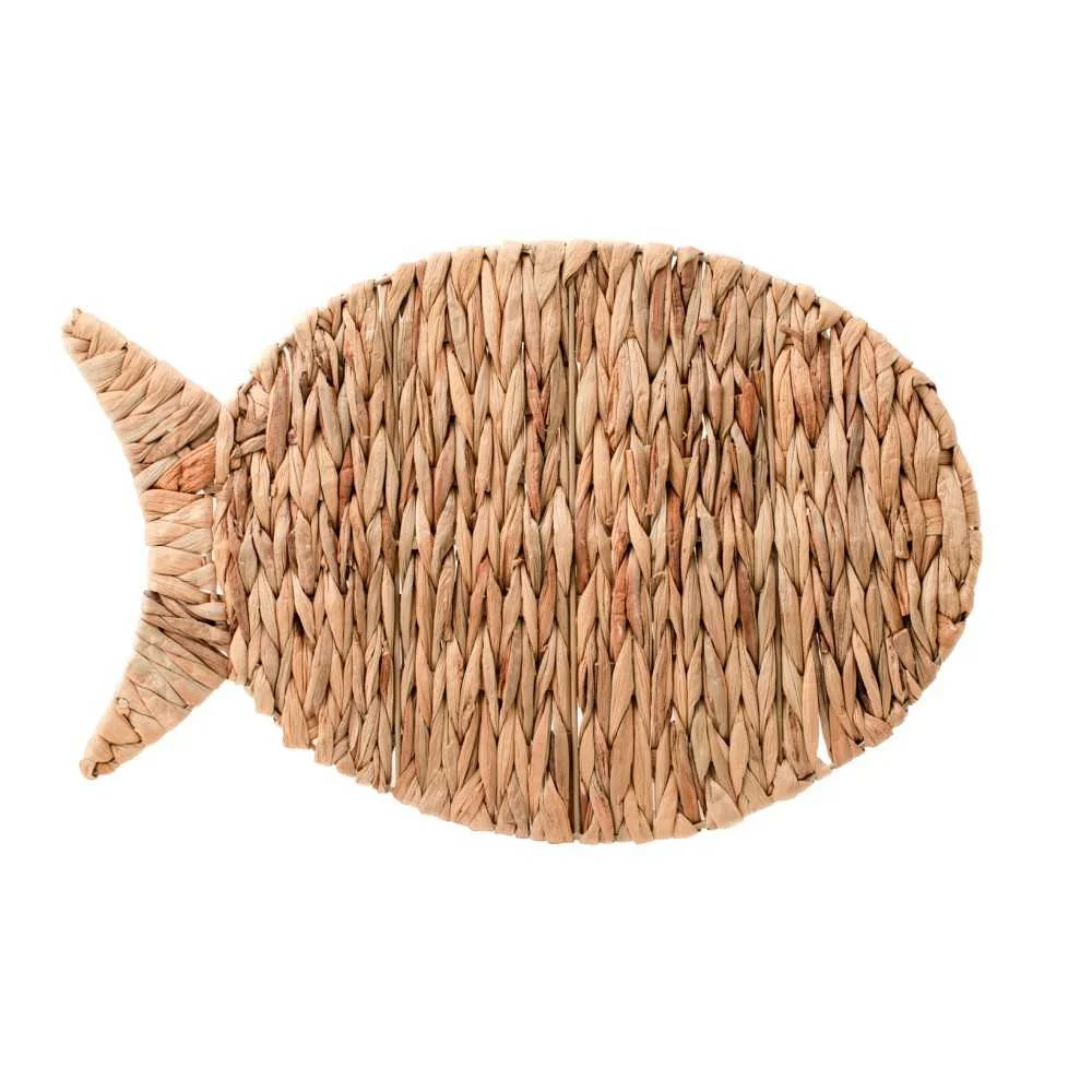 Tovaglietta Pesce 51x35 cm in Giacinto Naturale H&H