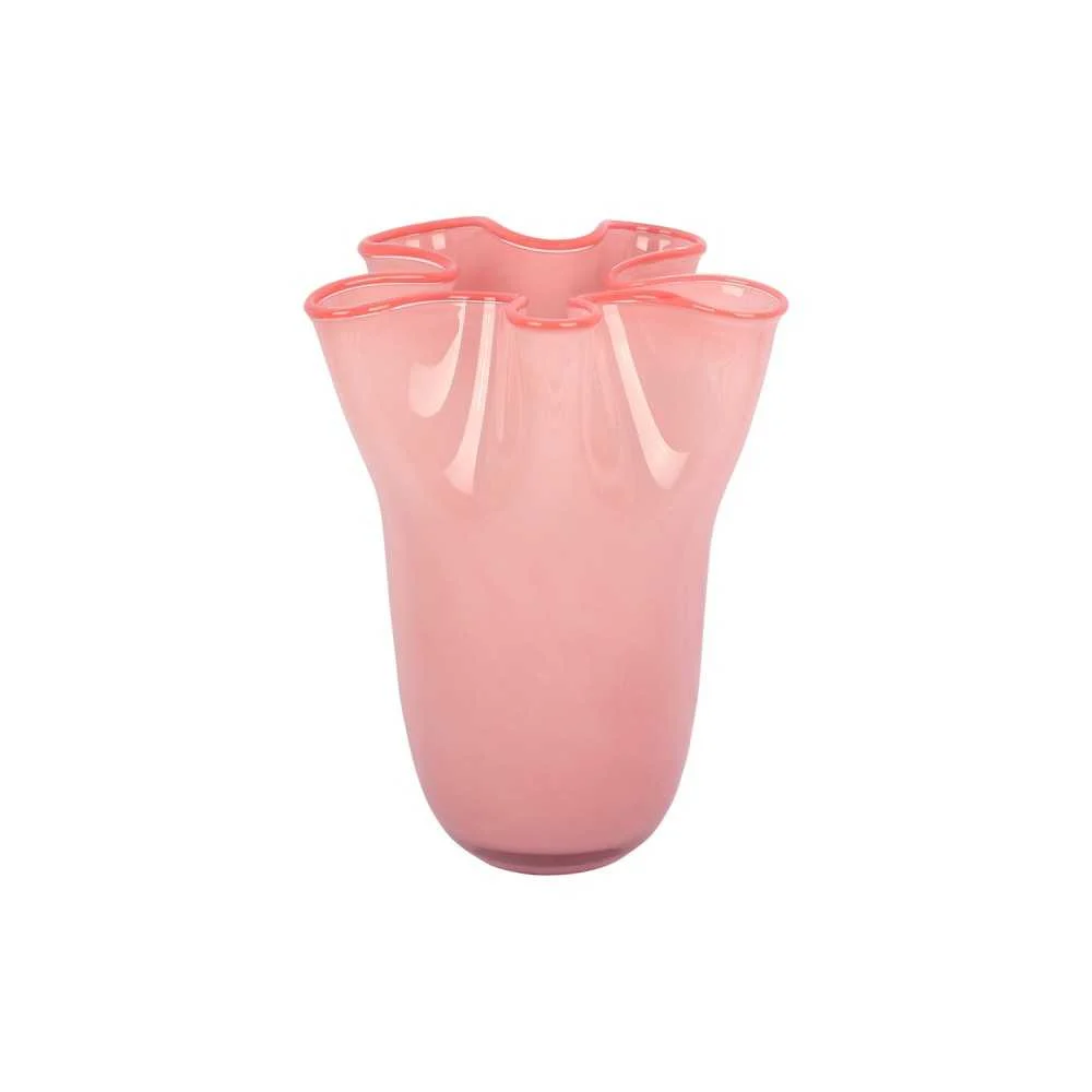 Vaso Grande "Fazzoletto" Rosa Chiaro – 31,5 cm