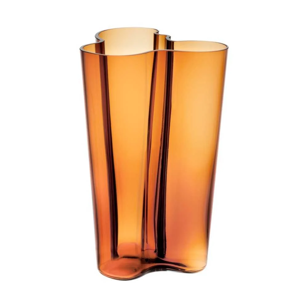 Vaso Vetro Rame Alvar Aalto 25 cm di IITTALA