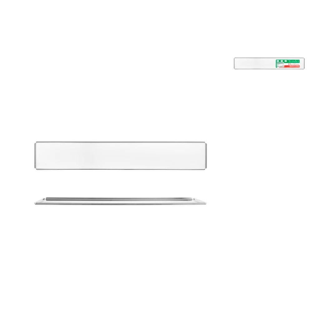 Vassoio Inox Bartender Rettangolare 35x10 cm