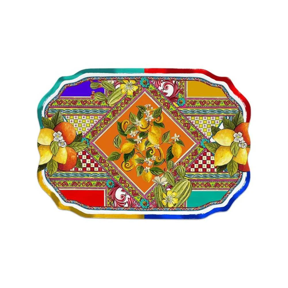 Vassoio Rettangolare 33x47 cm "Ortigia" Baci Milano