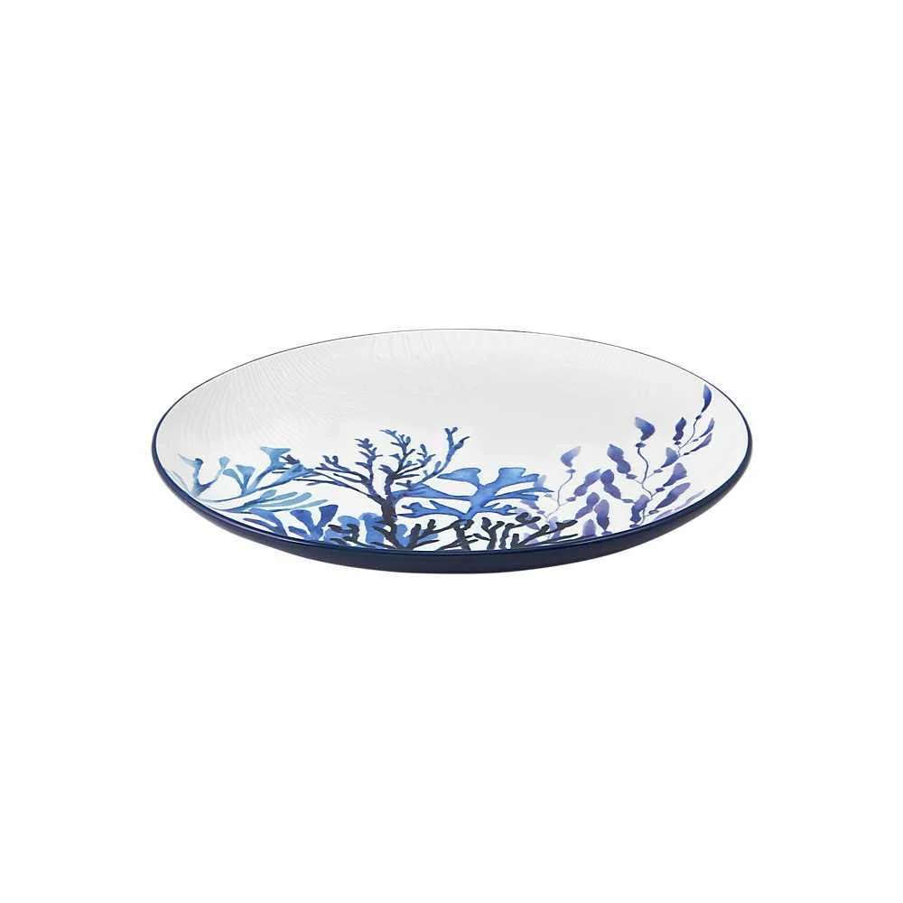 Vassoio Tondo Blue Coral Ø36 cm – Eleganza Circolare