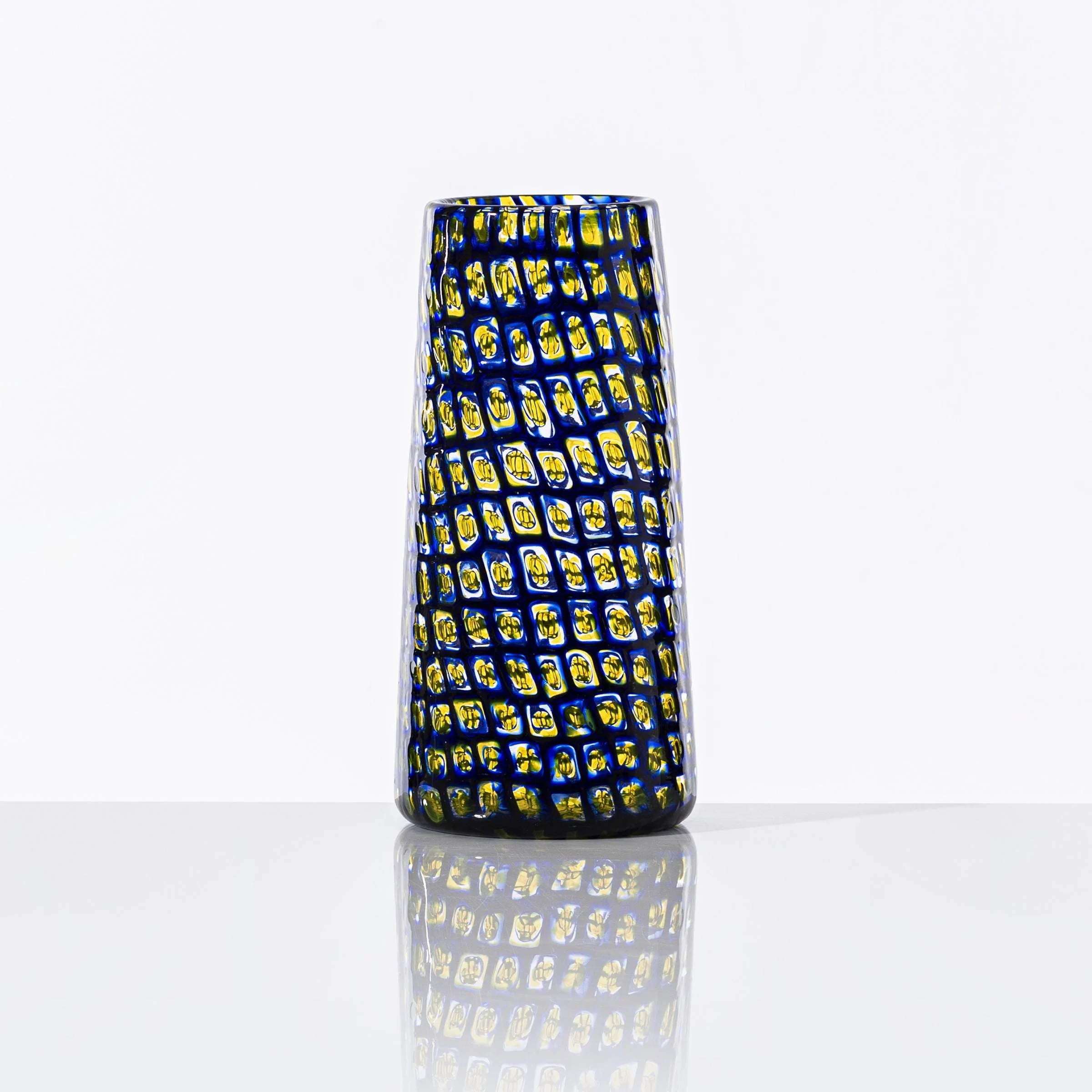 Vaso in Vetro di Murano MURRINE ROMANE di Carlo Scarpa per Venini