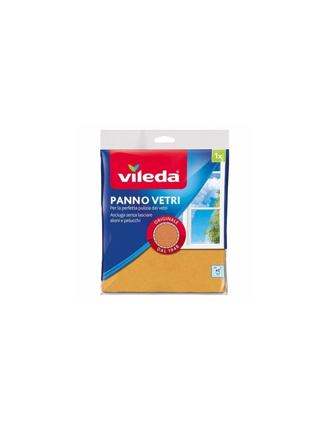 "VILEDA" PANNO VETRI IN MICROFIBRA