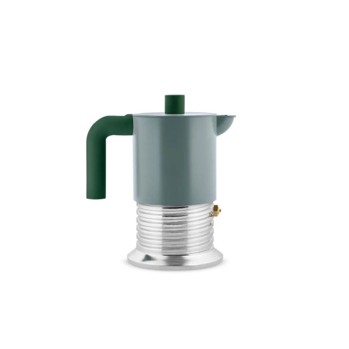 vite-caffettiera-verde-pm01-3-gr-alessi-2.webp Alessi Caffettiera Vite Espresso 3 Tazze Verde