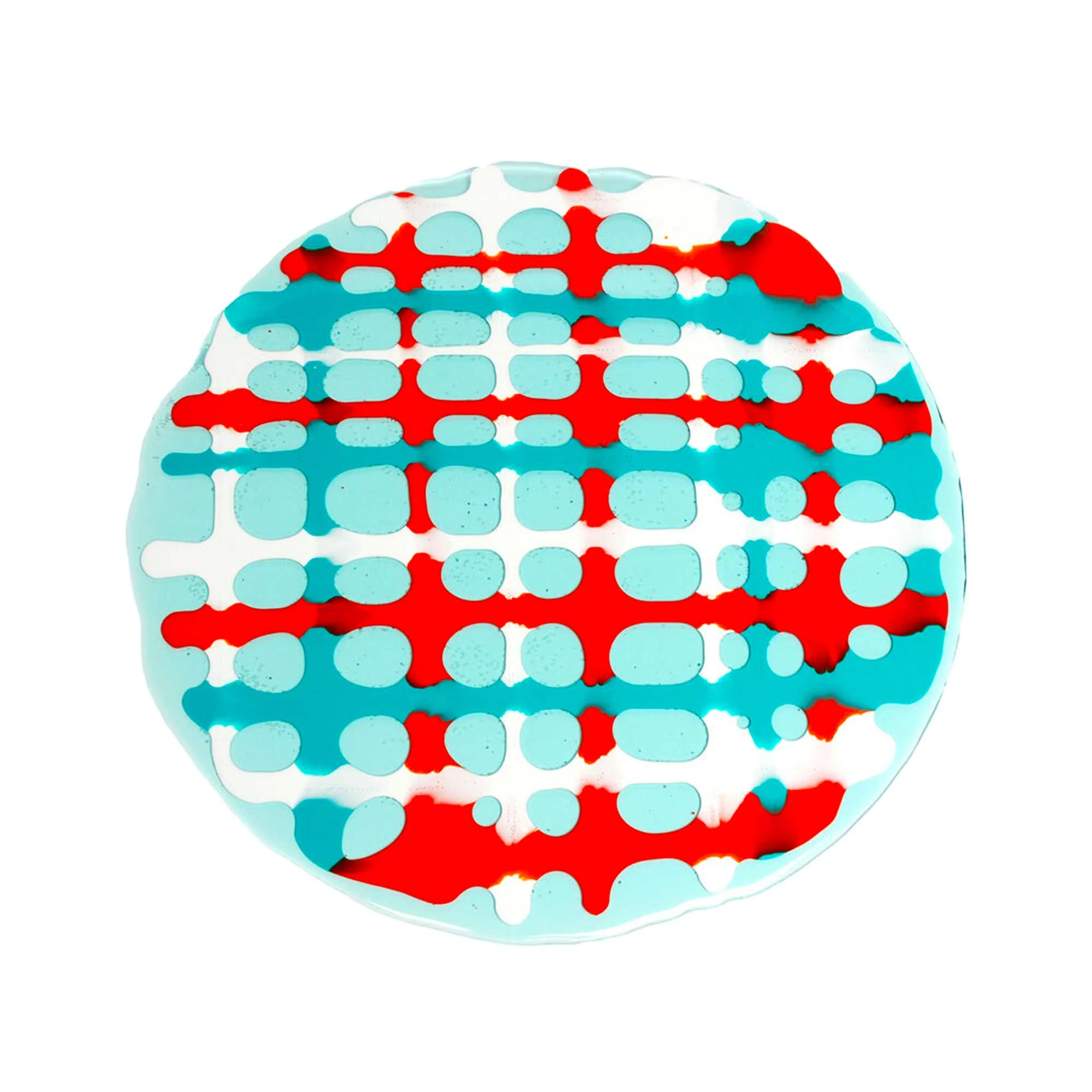 Tovaglietta in Resina TARTAN Aqua Set da Quattro di Paola Navone per Corsi Design
