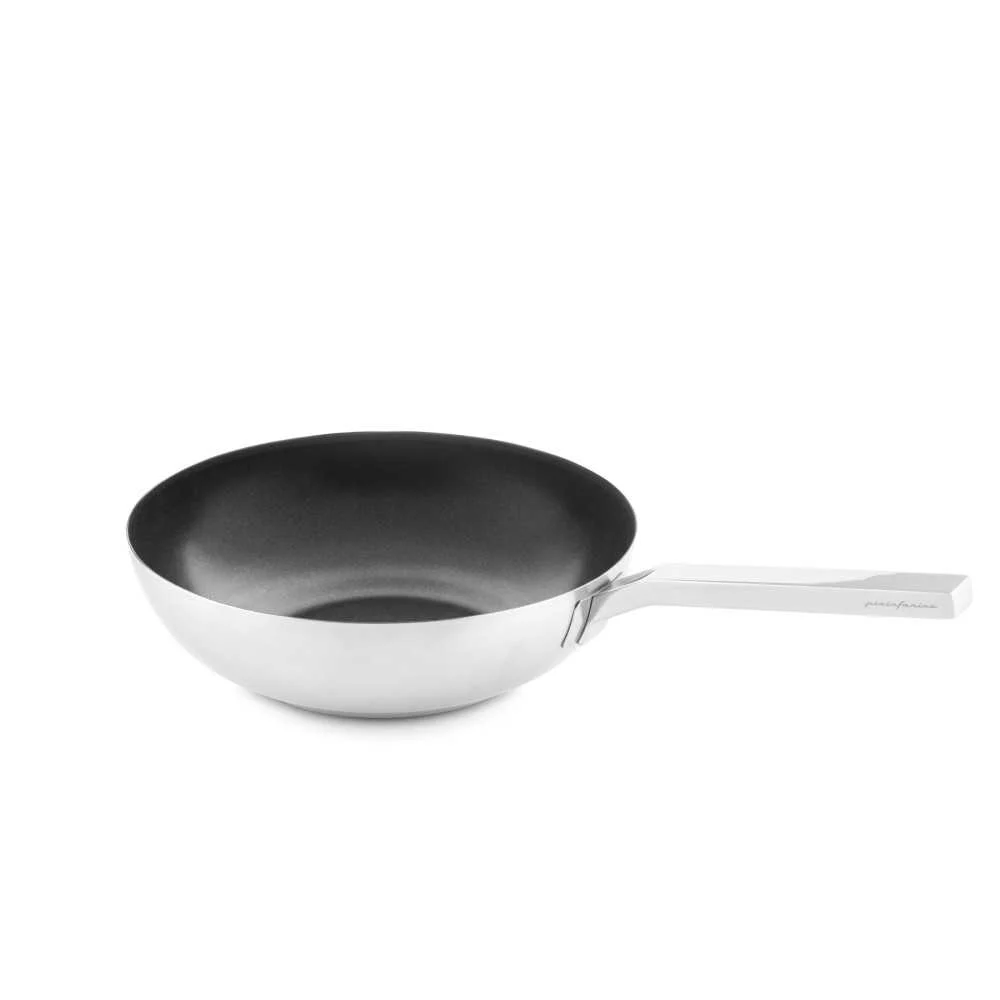 Wok Stile Mepra Ø28 cm – Acciaio Inox con Design Pininfarina