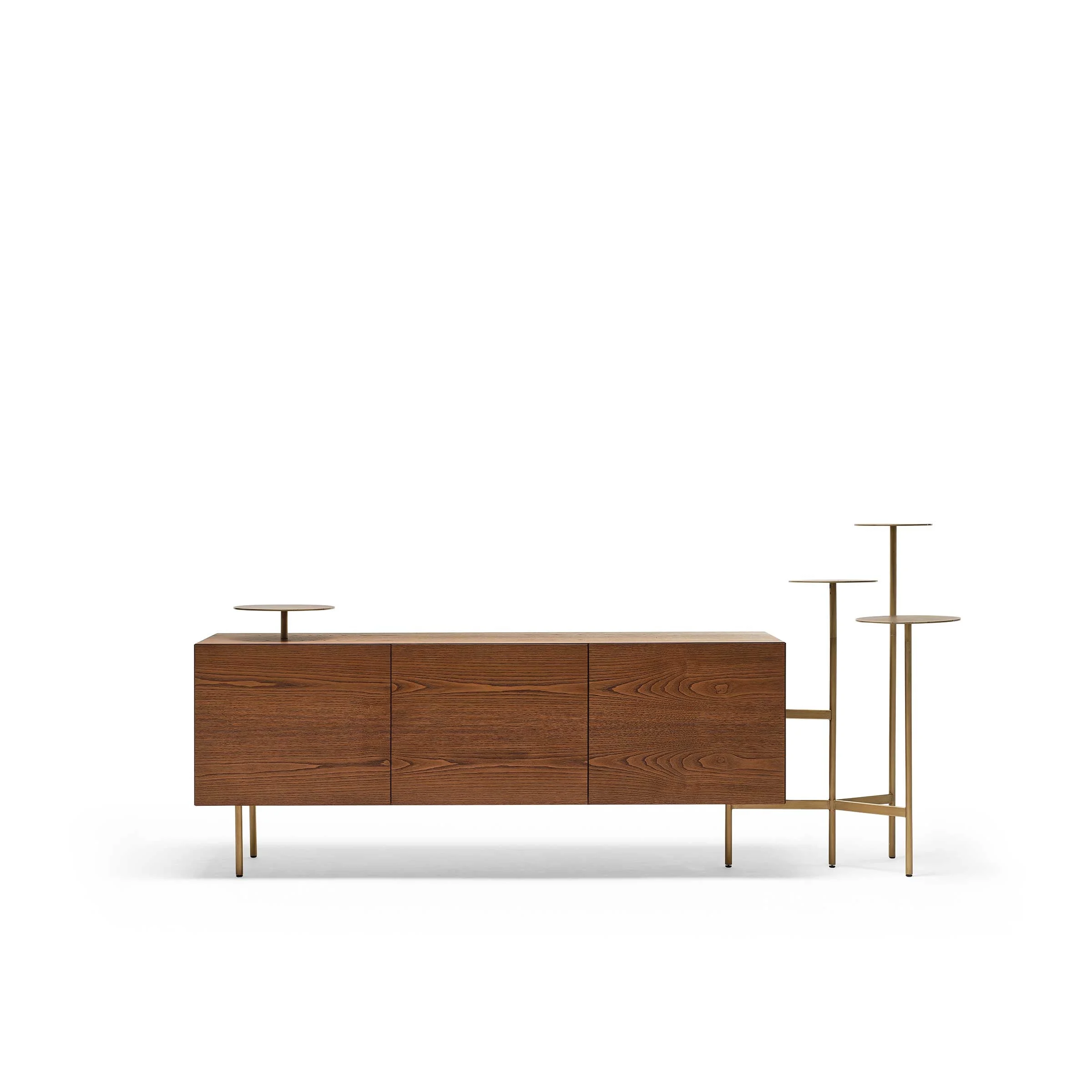 Mobiletto in Rovere Placcato IKEBANA CREDENZA di Uto Balmoral per Mogg