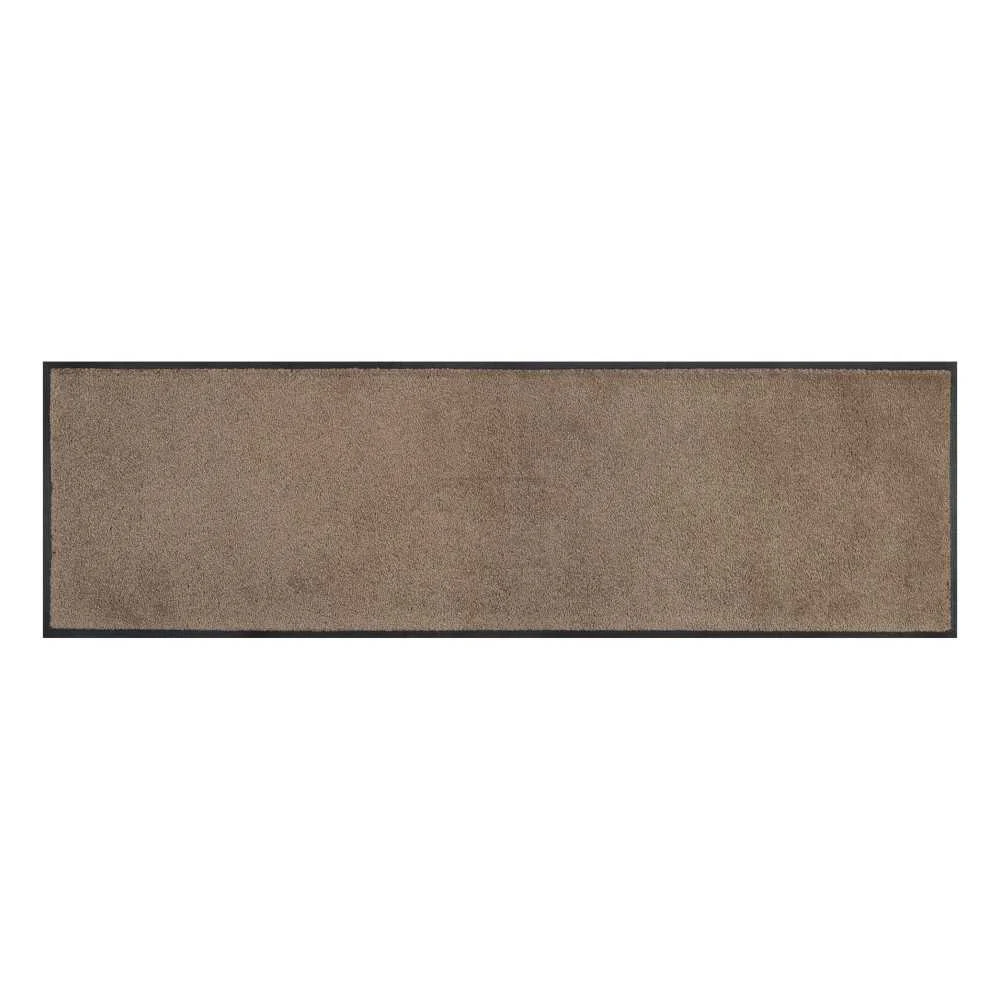 Zerbino Monocolore Tortora 35x120 cm Lavabile