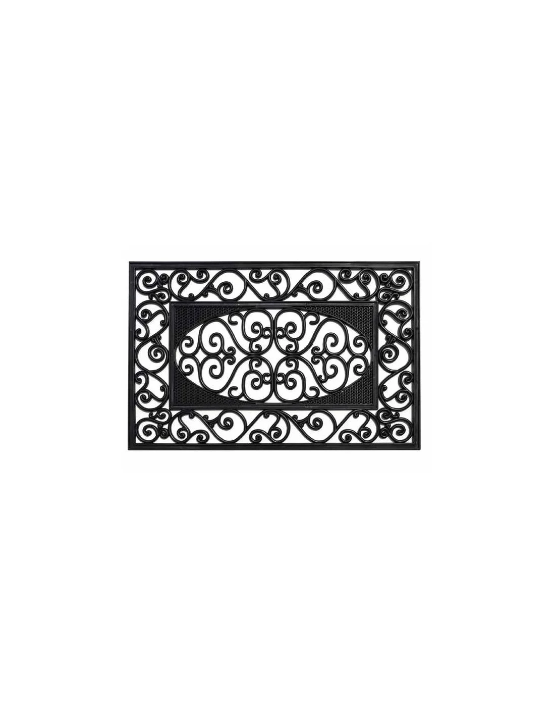 zerbino pvc 595x395x9mm Nero